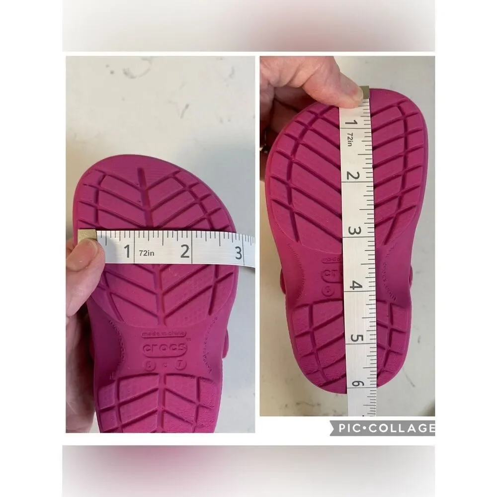 Crocs Baya Old Style Kids Clogs Pink Size 6/7